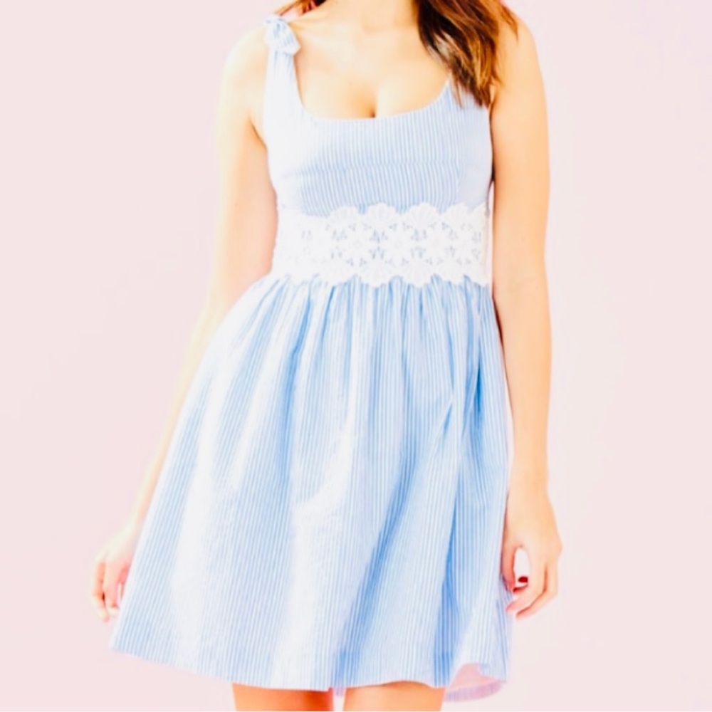 NWT Lilly Pulitzer Tessa Dress Coastal Blue